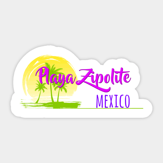 Life's a Beach: Playa Zipolite, Mexico Sticker by Naves